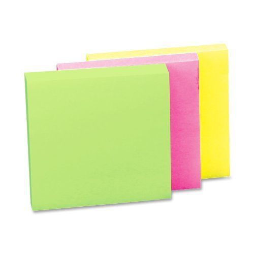 Sparco premium plain adhesive note pad - repositionable, solvent-free (spr19816) for sale