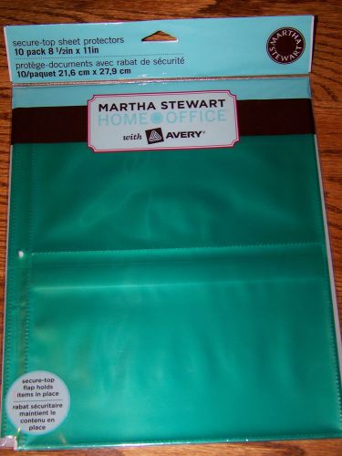 3 Cases Martha Stewart Home Office Avery 2 Pocket Sheet Protectors Wholesale Lot
