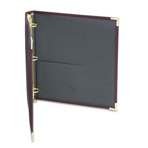 Classic collection ring binder portfolio, 11 x 8 1/2, 1&#034; capacity, burgundy for sale