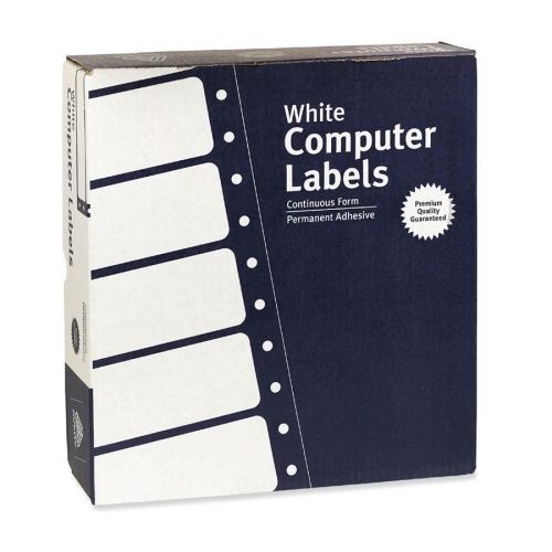 Avery Continuous Form Computer Labels - 3.5&#034;Wx0.94&#034;L - 15000 / Box