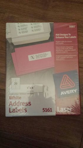 Avery 5161  Address Labels White 79 sheets - New Opened Free shipping
