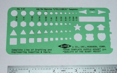 Alvin Small Hex Circle Square Triangle Arrow Road Symbols Drawing Template #41