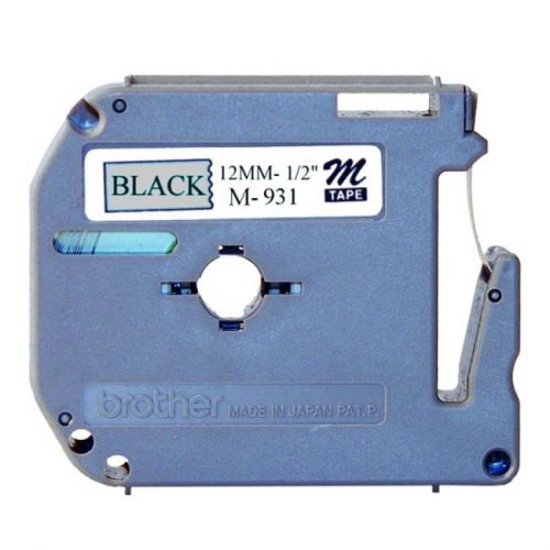 Brother int l (supplies) m931 m-931 1/2in x 26ft black/silver for sale