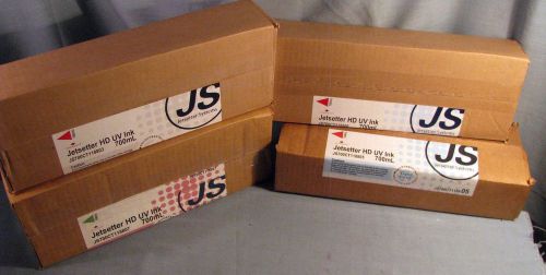 LOT OF 4 GENUINE JETSETTER HD UV INK CARTRIDGES JS700CT1188 NEW FREE SHIP SEE