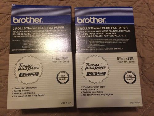 Brother 6890 Therma plus fax paper (3 Rolls total)