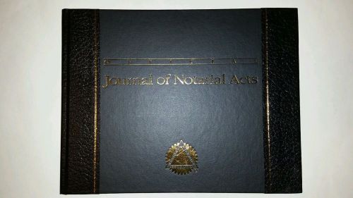 Official Journal of Notarial Acts Hardcover Notary Records Book