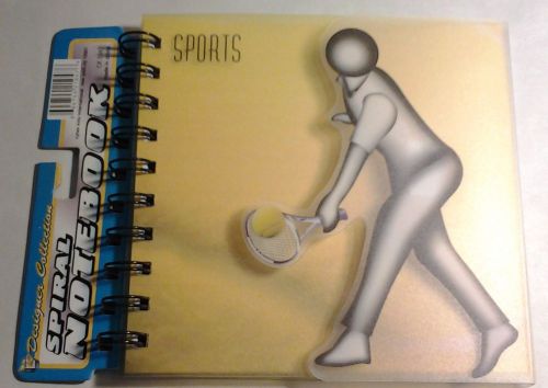 Spiral notebook note book sports notebook designer collection. for sale