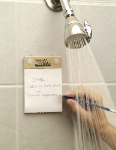 Waterproof Pad Notebook Paper Shower Memo Notes College Writing Drawing Sketch