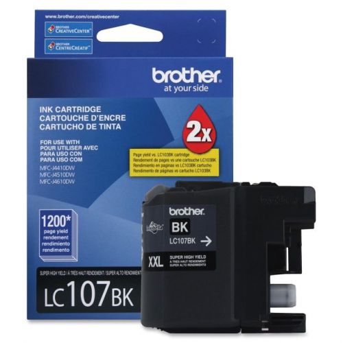 BROTHER INT L (SUPPLIES) LC107BK  HIGH YIELD BLACK