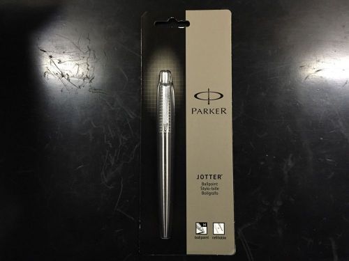 Parker Jotter Premium Stainless Steel Chiselled Pen