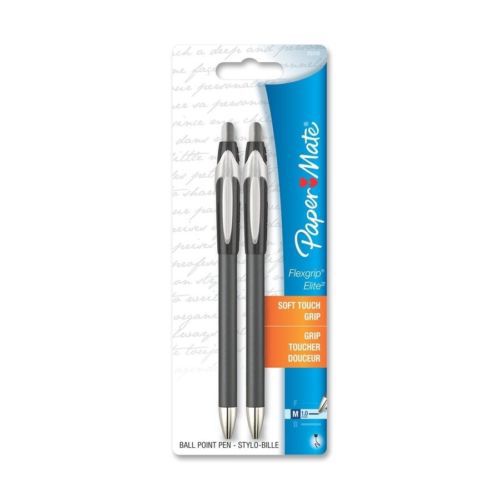 Paper Mate Flexgrip Elite Ballpoint Pen - Bold Pen Point Type - Black (pap85558)