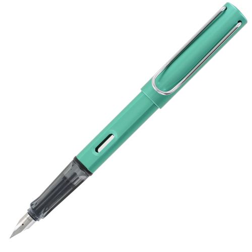 Lamy Al-Star Aluminum Blue-Green Fountain Pen - Medium Nib (L32M)