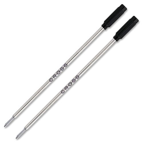 LOT OF 4 Cross Universal Ballpoint Pen Refills - Black For Cross Pen- 2 /Pk
