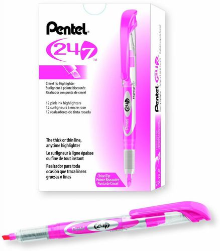 Chisel Tip Liquid Highlighter Pink Ink Box Of Multi-purpose Highlighter