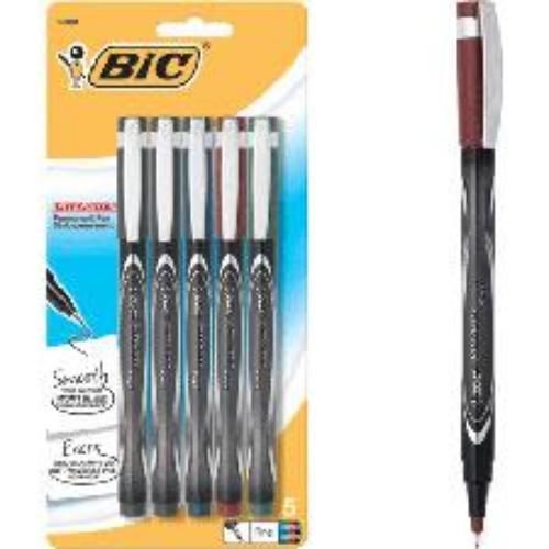 BIC Intensity Permanent Pen Assorted 5 Pack