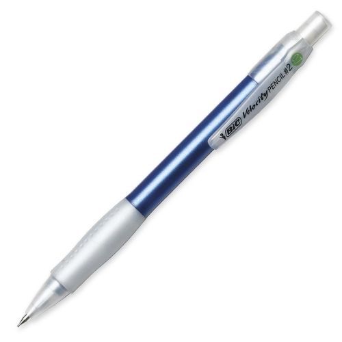BIC Velocity Pencil - #2 Pencil Grade - 0.7 mm - Blue Barrel - 12 / Pack