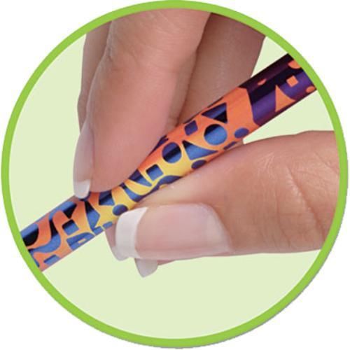 Moon Products Decorated Wood Pencil, Thermo Swirl, Hb #2, Assorted, (52039b)