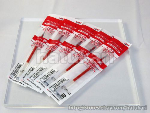 5pcs SXR-7 Red 0.7mm / Ballpoint Pen Refill for Jetstream / Uni-ball