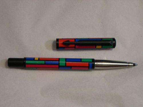 Parker Pen Unique Multi Colored (Tetris®) Squares Rollerball Pen