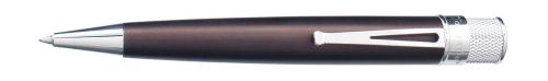 Retro 51 Tornado Big Shots Brown Titanium Capless Twist Roller Ball Pen