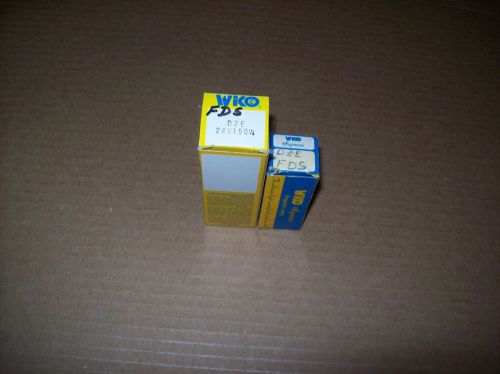 NOS  PROJECTOR BULB/LAMP WICO (2) FDS/DZE 24 V 150 W