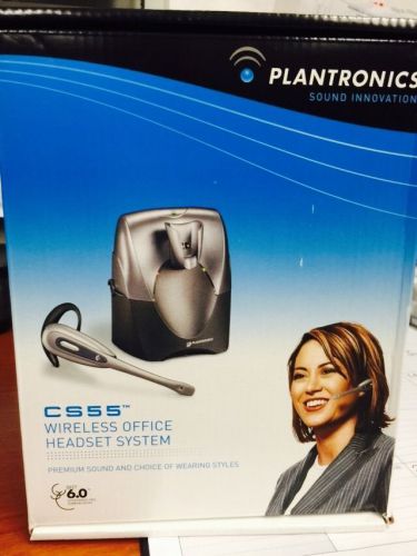 Plantronics CS55 Wireless Office Headset System Open-Never Used