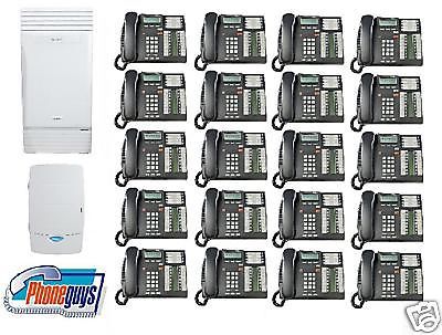 Nortel norstar mics call center enhanced phone system &amp;20 t7316 phones for sale