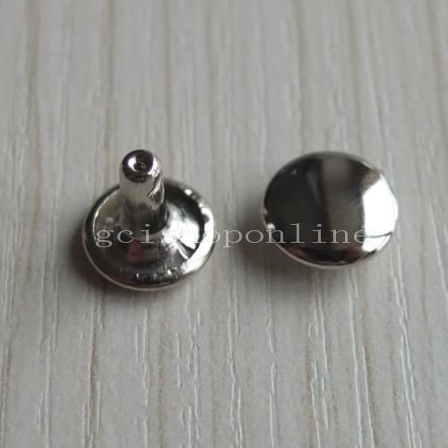 4 sets double round cap rivet stud for leather 9.5mm or 3/8&#034; for sale