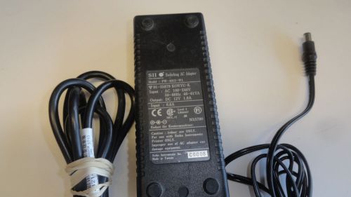 X2:  Genuine SEIKO INSTRUMENTS SII PW-4012-W1 SWITCHING AC ADAPTER 12V 1.8A