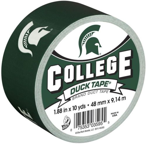 Brand michigan state university college logo duct tape 1 88 inch x 10 yard for sale
