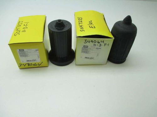 LOT 2 NEW HUBBELL ASSORTED HBL6032 6032 SEAL-TITE CONNECTOR LONG BOOT D389802