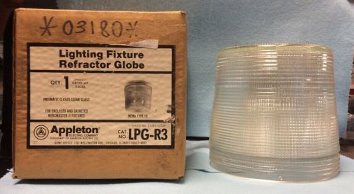 Appleton Electric Company 8&#034; Closed Prismatic Refractor Glass LPG-R3