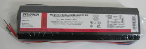 Lot of 20 new sylvania mb2x40/277 rs-srnk magnetic ballast 277 volt for sale