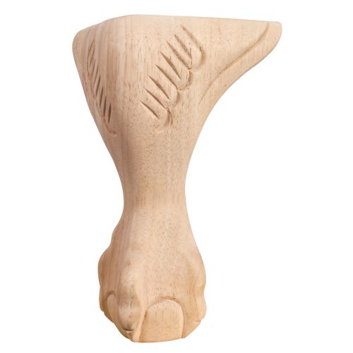 0ne- Carved Ball and Claw Leg- 4-1/2&#034; x 4-1/2&#034; x 8&#034; -SPECIAL ONE TIME DEAL