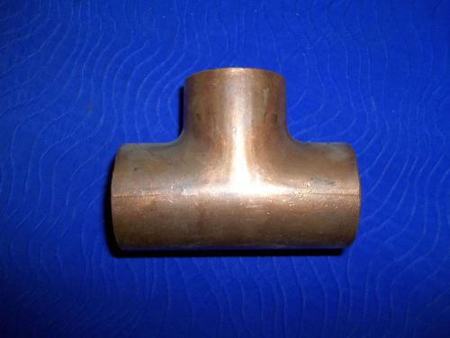 Copper 1-1/2&#034; t-fittings 3 3/4&#034; long for sale