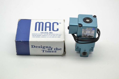 Mac 225b-111ccaa general purpose 24v-dc 120v-ac 1/4in npt solenoid valve b385173 for sale