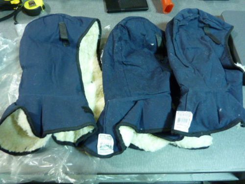 Occunomix hard hat winter liner caped long sherpa lined flame retard  lot of 3 for sale
