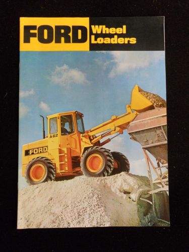 Vintage 1970&#039;s Ford Wheel Loader Dealer Advertising Sales Brochure