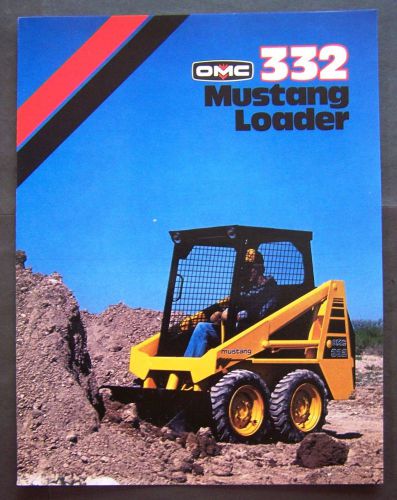 Owatonna 332 mustang loader brochure for sale