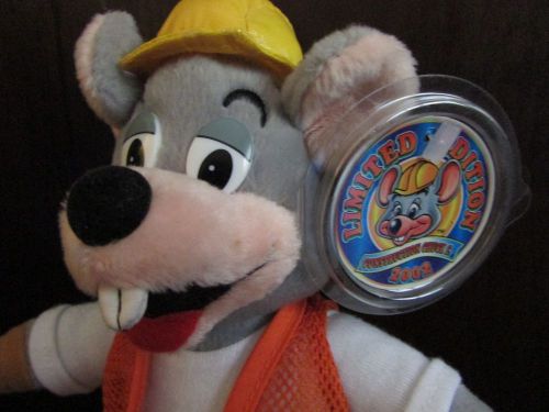 Construction Worker Costume Chuck E Cheese 2002 MINT Condition