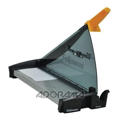 Fellowes Fusion 120 Paper Cutter, 10 Sheet Capacity, Black/Silver #5410802