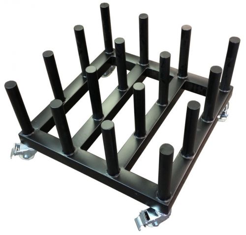 New heavy duty digital media/vinyl cart mobile rack,16-roll capacity, 2&#034; core for sale