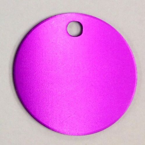 100 bulk id wholesale round circle identification tags anodized aluminum #1usa for sale