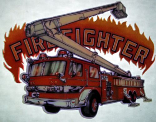 Firefighter Truck  Vintage 80&#039;s  T-Shirt transfer