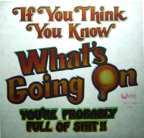 Vintage 1980&#039;s T-Shirt Heat Transfer You&#039;re Probably Full Of SH!T
