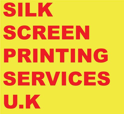 SILK SCREEN PRINTING SERVICE, SCREEN PRINER, Inks For Balloons Supplier UK
