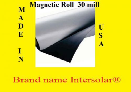 24&#034; width x20Ft ROLL 30 Mil  Blank Magnetic Sign Sheet  Best quality Made in USA