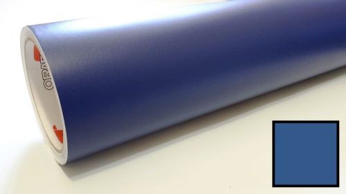 Matte dark blue vinyl graphics decal sticker sheet film roll overlay craft 24&#034; for sale