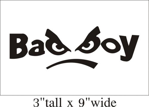 2X Stylist Bad Boy Text Funny Car Truck Bumper Vinyl Sticker Decal Art Gift-1713