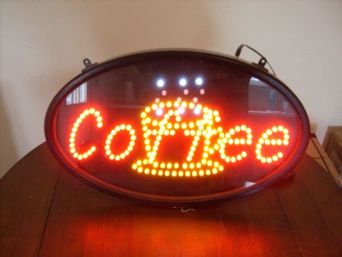 Millennium Visual Systems Neon Advertising System, COFFEE.  23&#034; long x 14&#034; wide.
